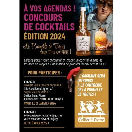 A vos agendas ! Concours de Cocktails…